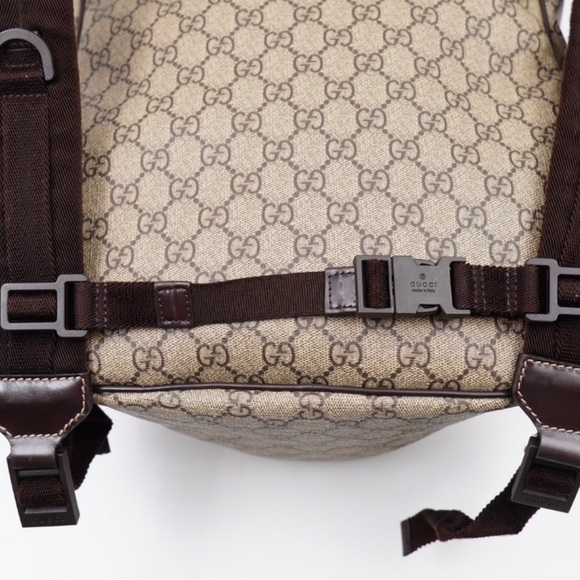 Gucci Interlocking GG Plus Canvas Backpack - Picture 14 of 15